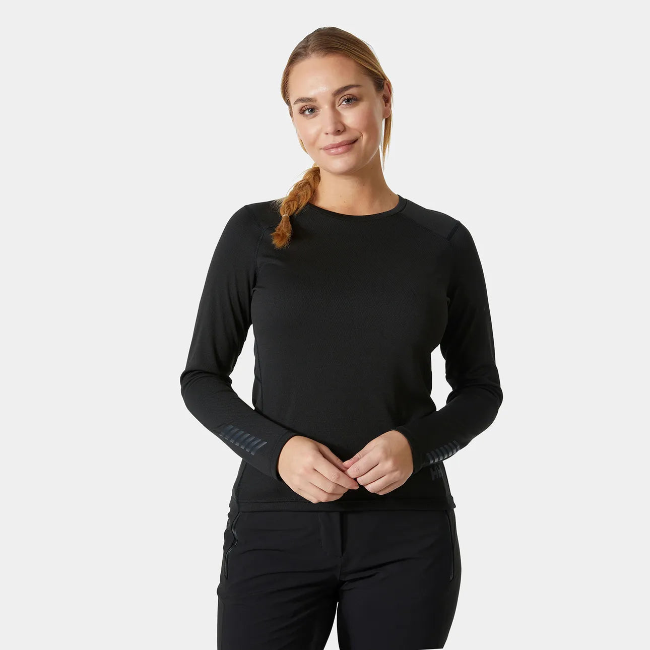 Helly Hansen Women's LIFA ACTIVE Crew Base Layer - 990 BLACK