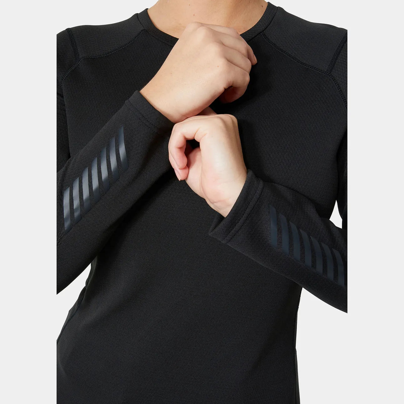Helly Hansen Women's LIFA ACTIVE Crew Base Layer - 990 BLACK