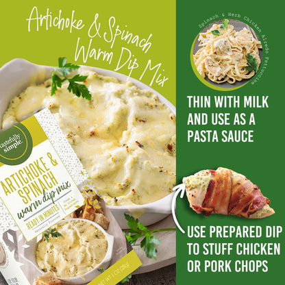 Tastefully Simple Artichoke & Spinach Warm Dip Mix