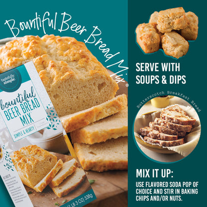 Tastefully Simple Bountiful Beer Bread Mix Value Pack