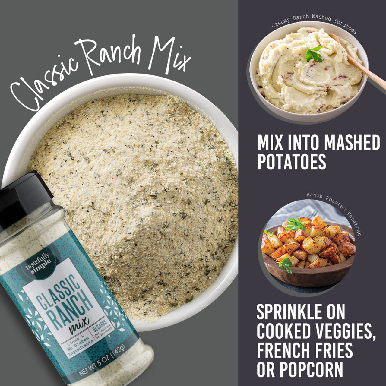 Tastefully Simple Classic Ranch Mix