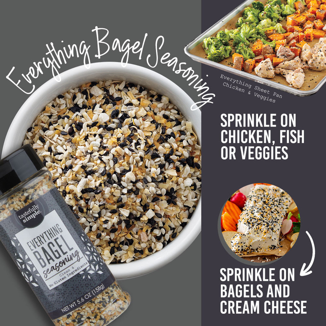 Tastefully Simple Everything Bagel Seasoning