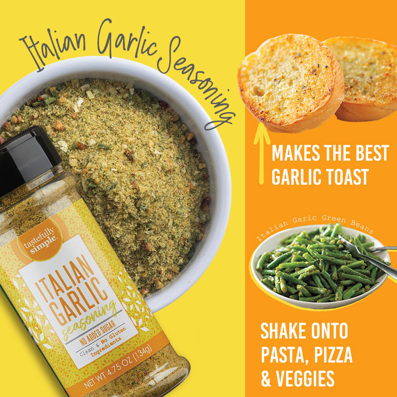 Tastefully Simple Italian Garlic Seasoning