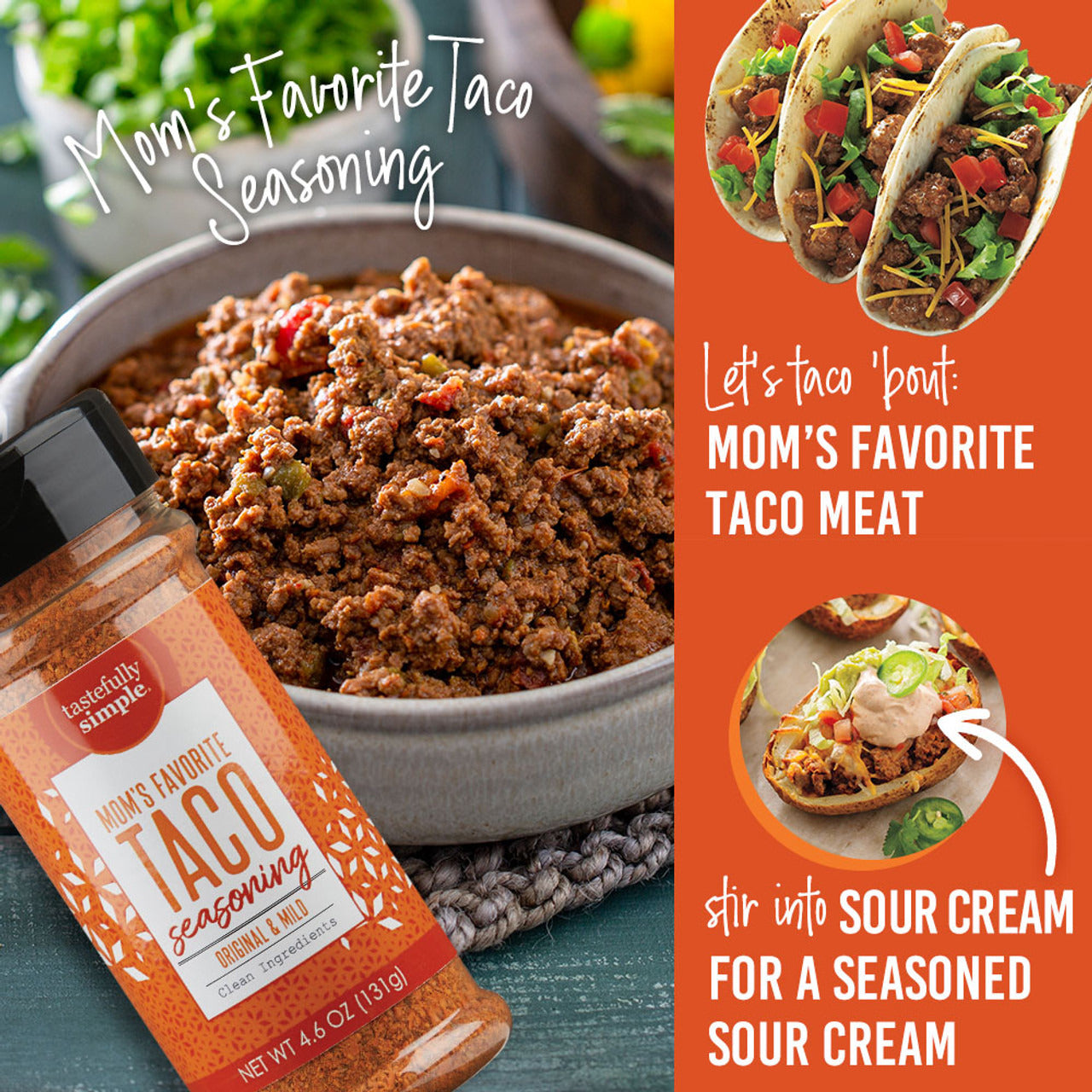 Tastefully Simple Mom's Favorite Taco Seasoning