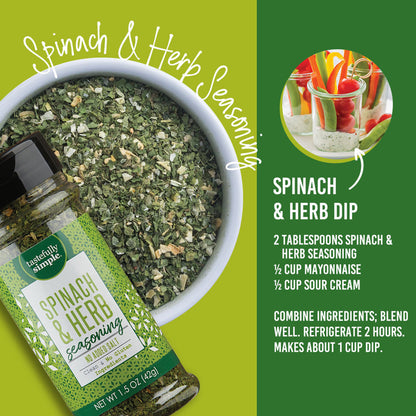 Tastefully Simple Spinach & Herb Seasoning