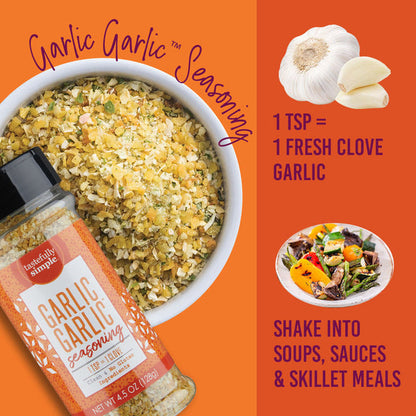 Tastefully Simple Garlic Garlic Seasoning Value Pack