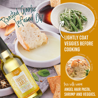 Tastefully Simple Roasted Garlic Infused Oil