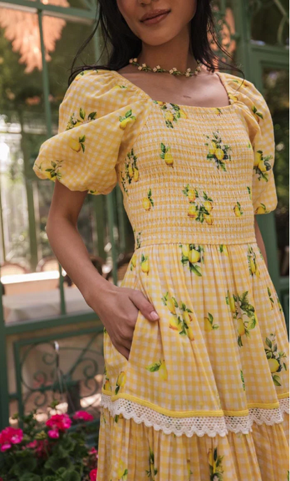 JessaKae Lemon Meringue Dress - Lemon Meringue