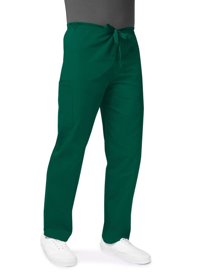 Adar Unisex Drawstring Pants - Hunter Green - Khaki - Lavender