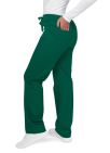 Adar Unisex Drawstring Pants - Hunter Green - Khaki - Lavender