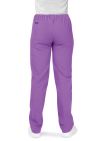 Adar Unisex Drawstring Pants - Hunter Green - Khaki - Lavender