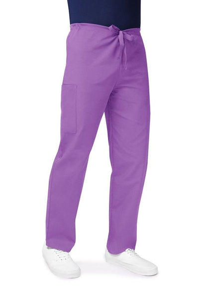 Adar Unisex Drawstring Pants - Hunter Green - Khaki - Lavender