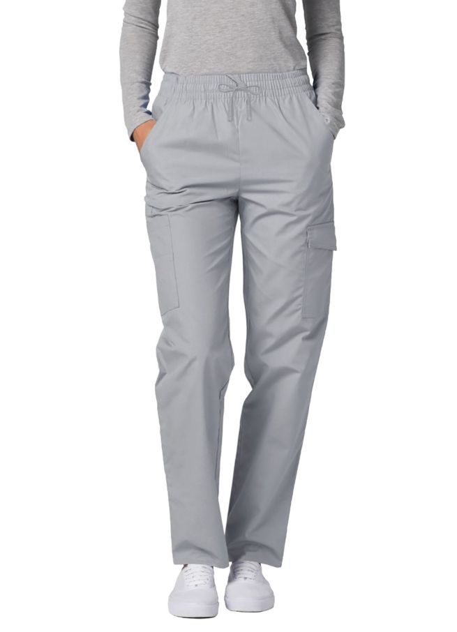 Adar Multipocket Cargo Pants - Silver Gray - Submarine - Teal Blue