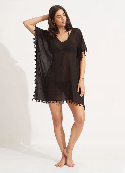 Seafolly Women's Amnesia Kaftan - Black