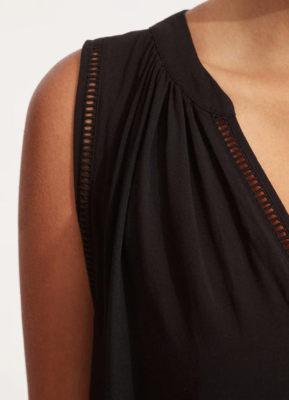 Seafolly Women's Ladder Detail Dress - Black