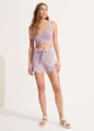 Seafolly Women's Marl Knit Top - Lilac