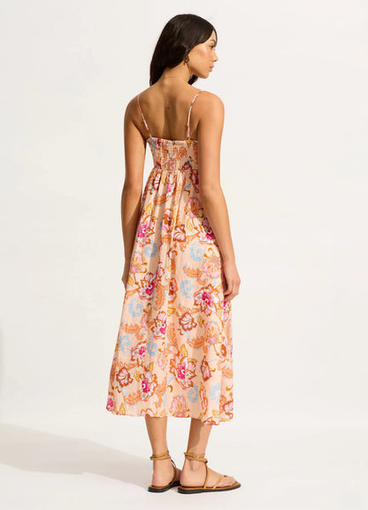 Seafolly Women's Spring Festival Midi Dress - Nectar