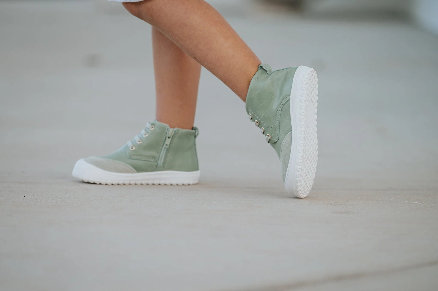 Little Love Bug Co. Play Perfect Avocado High Top {Premium Leather}