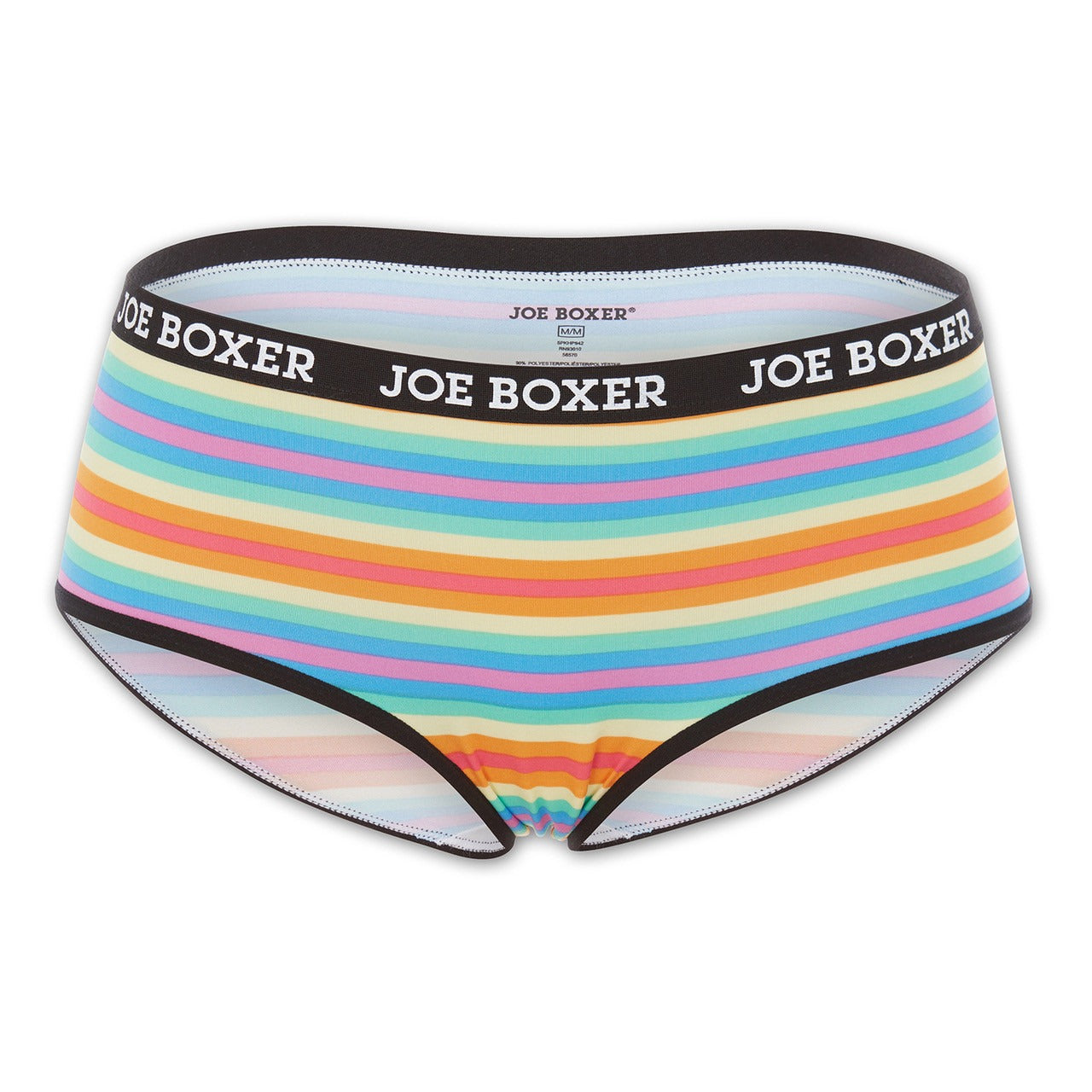 Joe Boxer Women's 5-Piece Joy Seamless Hipster Panty Set