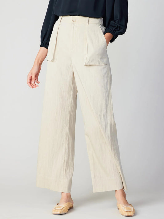 Ruby & Jenna Women's Wide Cargo Pant