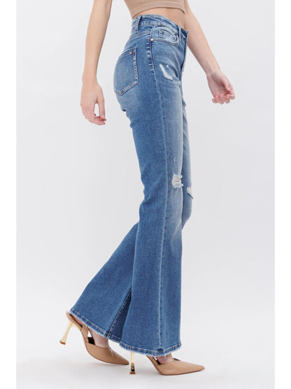 Ruby & Jenna Women's High Rise Flare