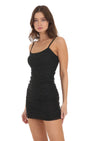 Lucy In The Sky Bodycon in Shimmer Black