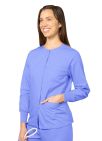Adar Warm-Up Jacket - Ceil Blue - Hunter Green - Khaki