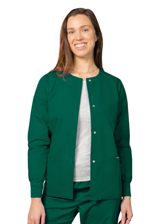 Adar Warm-Up Jacket - Ceil Blue - Hunter Green - Khaki