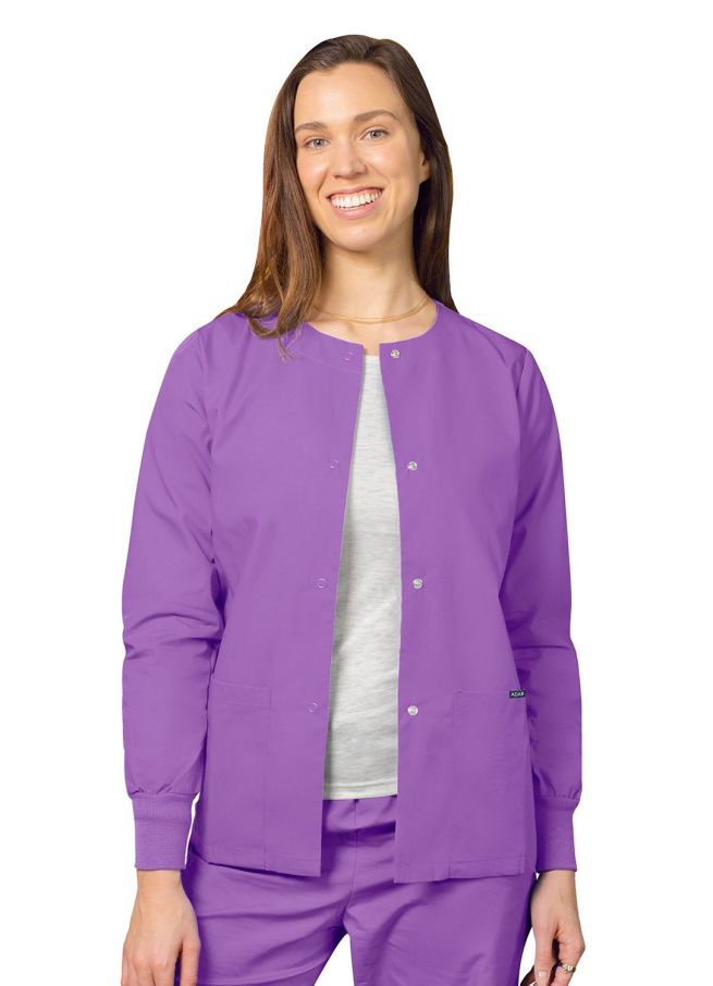 Adar Warm-Up Jacket - Lavender - Navy - Pewter