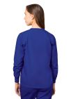 Adar Warm-Up Jacket - Royal Blue - Sherbet - Silver Gray