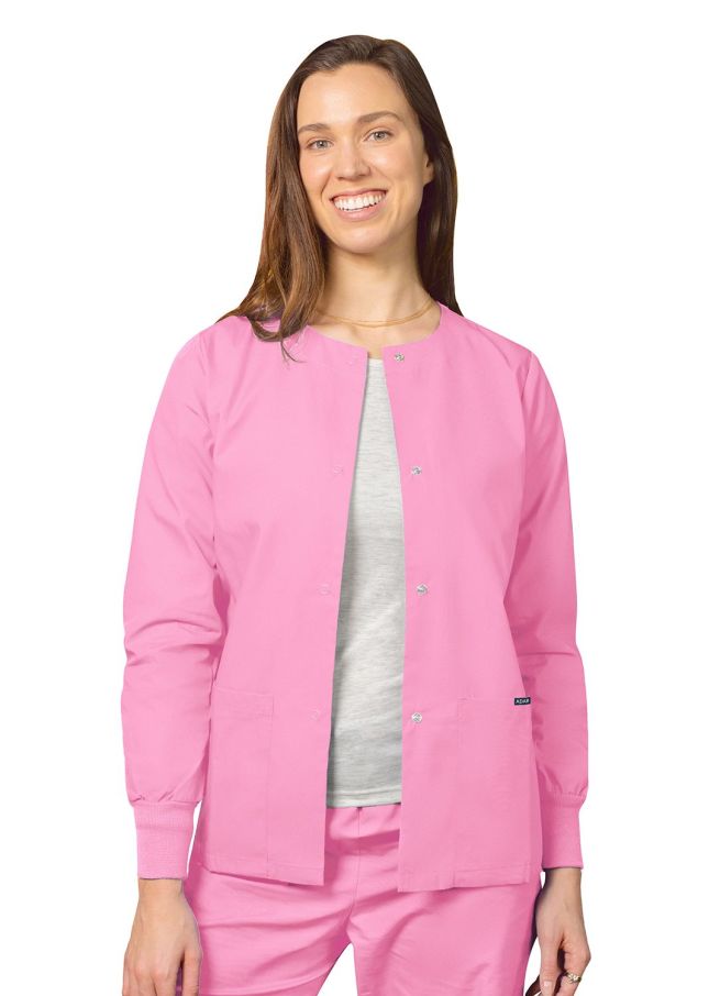 Adar Warm-Up Jacket - Royal Blue - Sherbet - Silver Gray