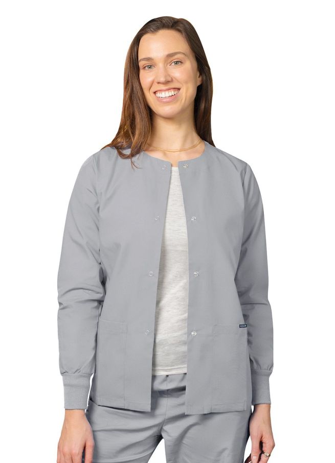 Adar Warm-Up Jacket - Royal Blue - Sherbet - Silver Gray