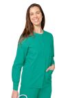 Adar Warm-Up Jacket - Surgical Green