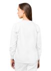 Adar Warm-Up Jacket - Teal Blue - Turquoise - White