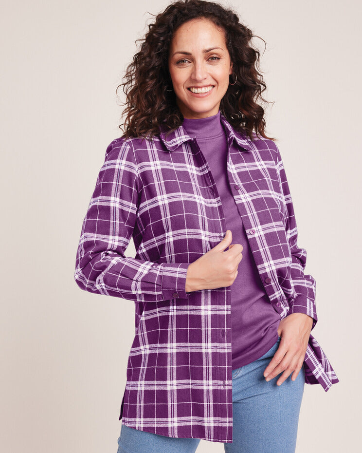 Blair Women's Super-Soft Flannel Shirt 2