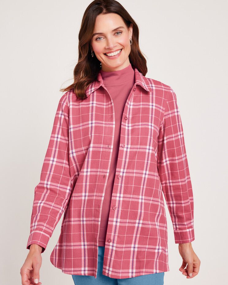 Blair Women's Super-Soft Flannel Shirt 3