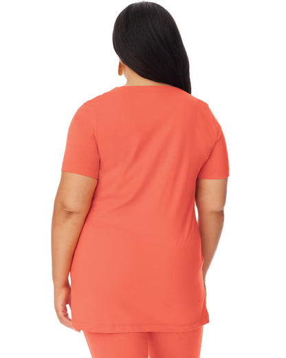 BLAIR Women's Short-Sleeve Square-Neck Anytime Tunic (Misses) - x3