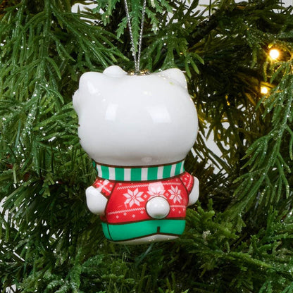 Cracker Barrel Christmas Hello Kitty Decoupage Ornament