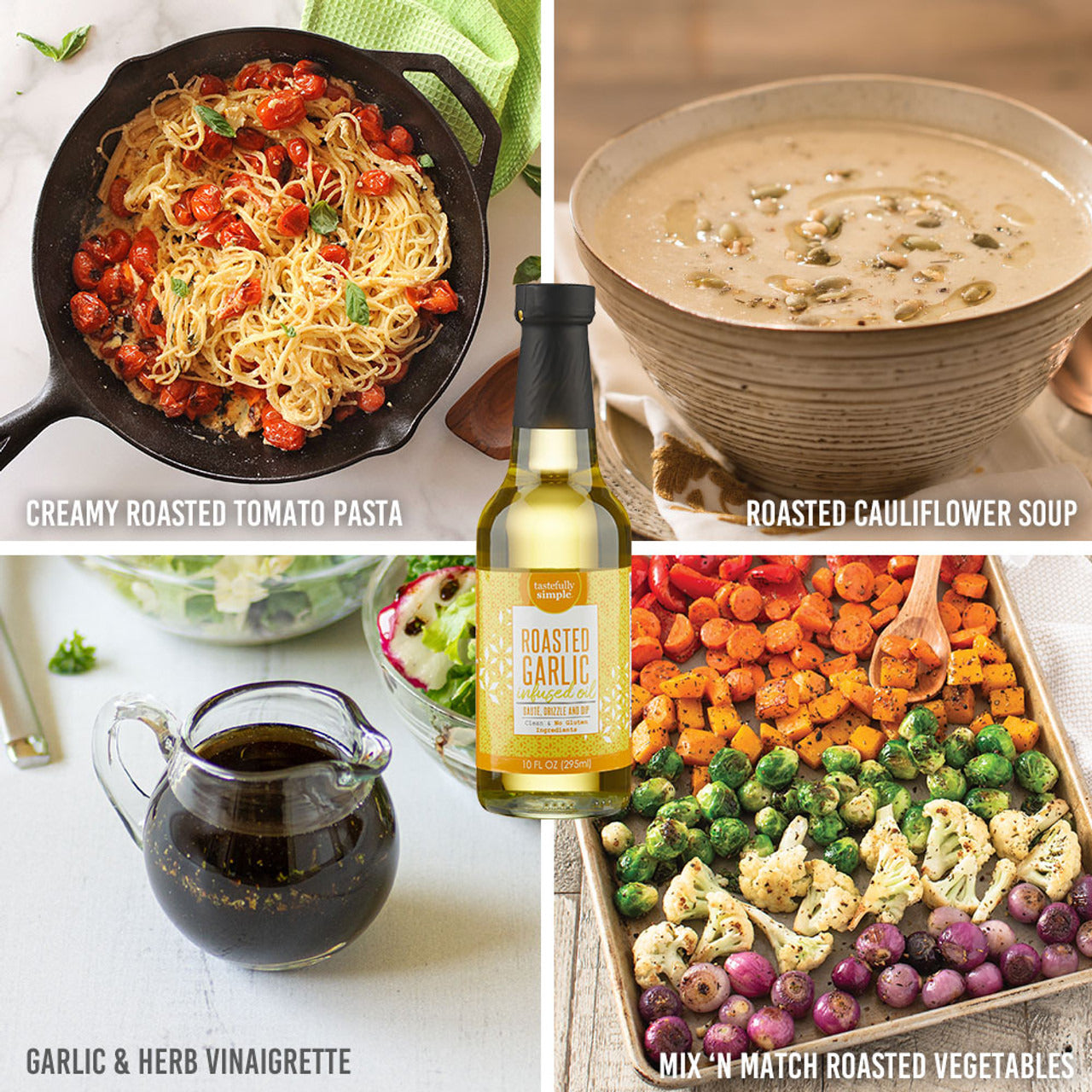 Tastefully Simple Roasted Garlic Infused Oil