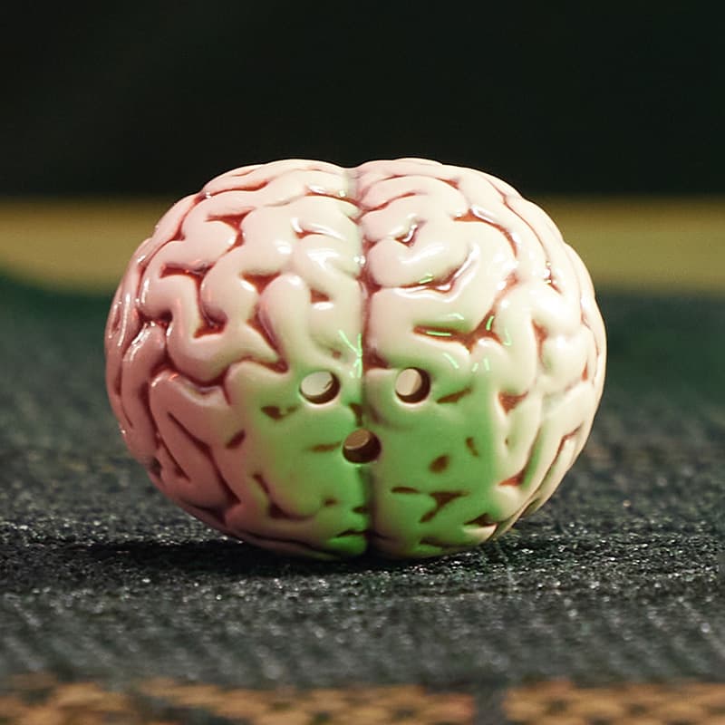 Cracker Barrel Brain Mini Pepper Shaker