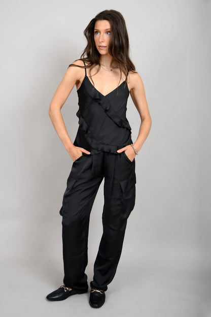 Ruby & Jenna Women's Ruffled Cami