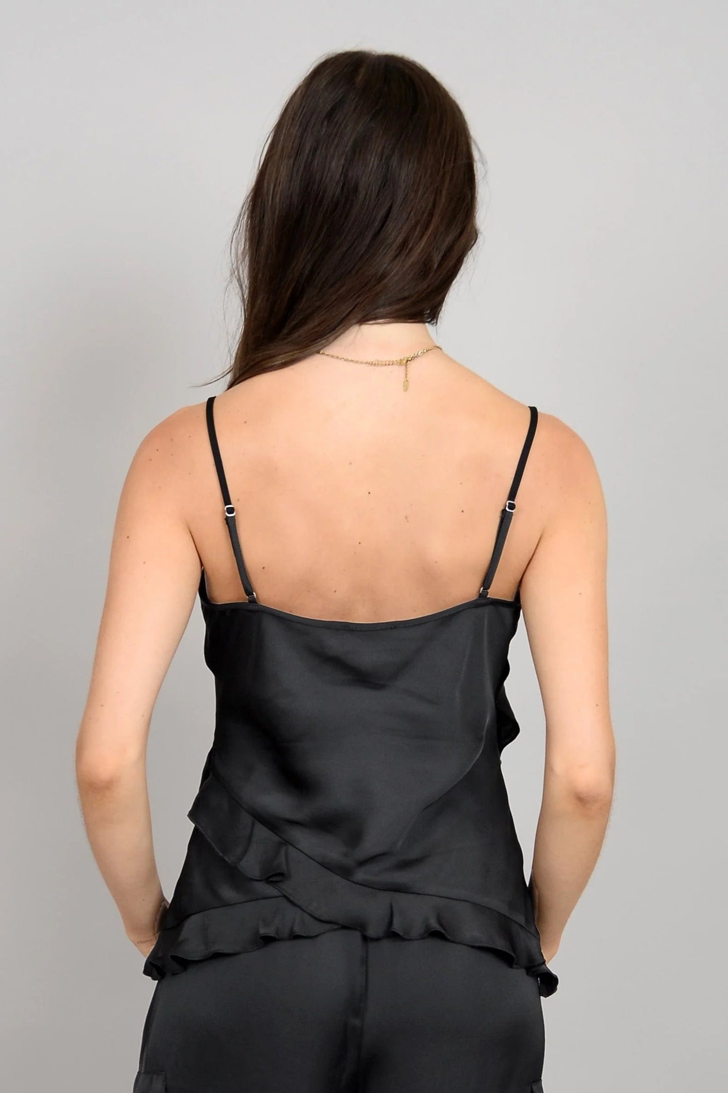 Ruby & Jenna Women's Ruffled Cami