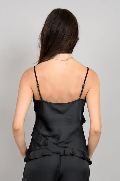Ruby & Jenna Women's Ruffled Cami