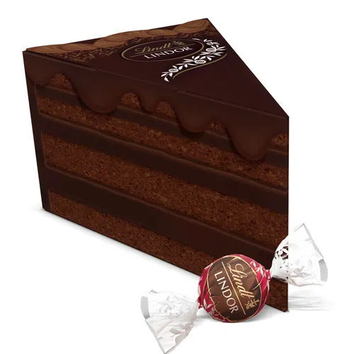 Lindt Chocolate Double Chocolate LINDOR Truffles Cake Box (9-pc)