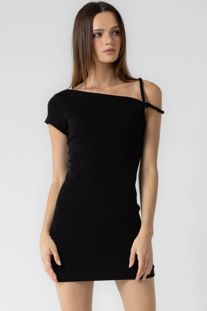 Ruby & Jenna Women's Off Shoulder Knit Dress