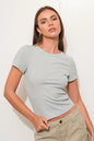 Ruby & Jenna Women's Embroidered Bow Tee