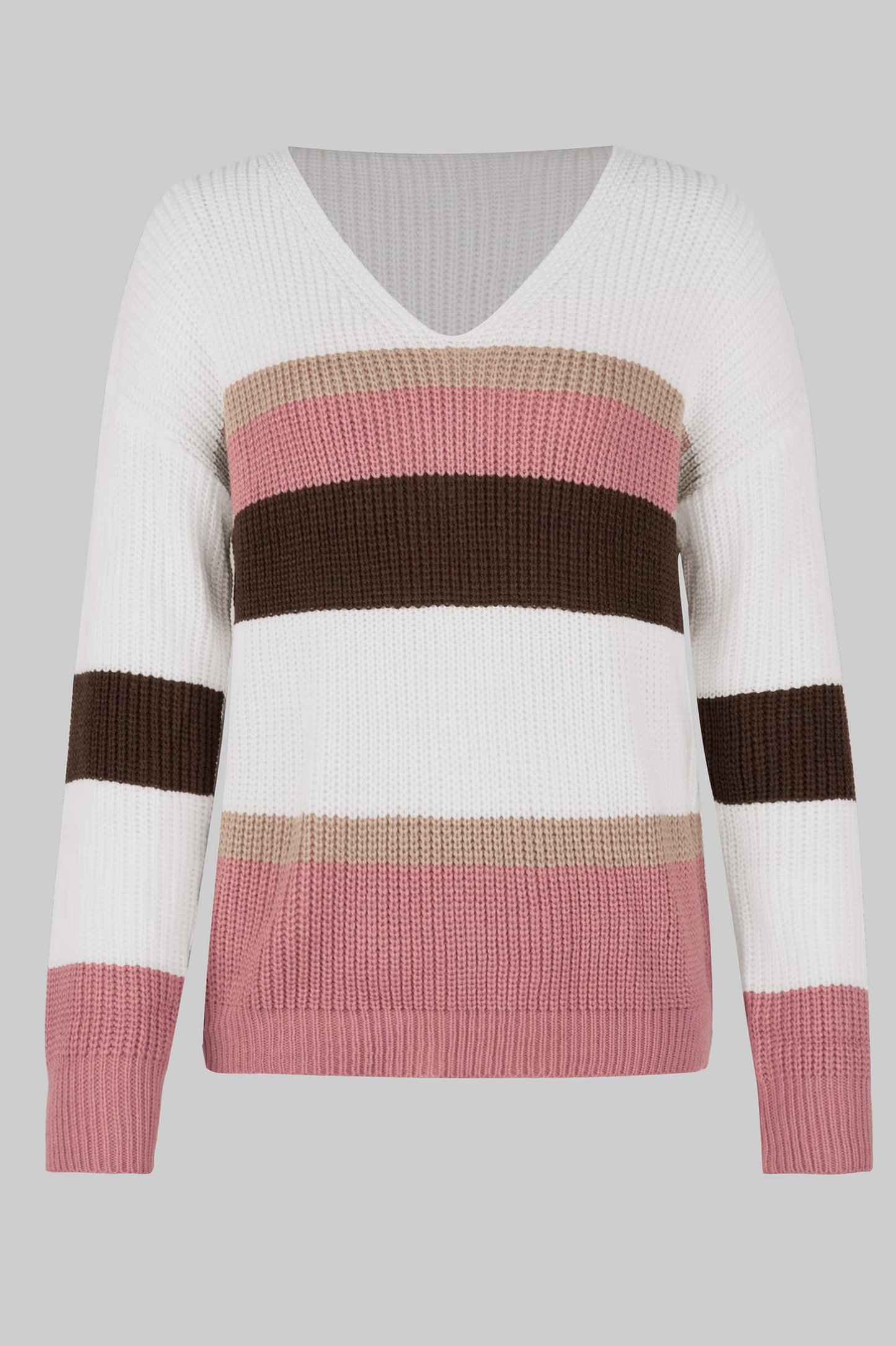 Cupshe Striped Drop Sleeve Rib Sweater (x3)