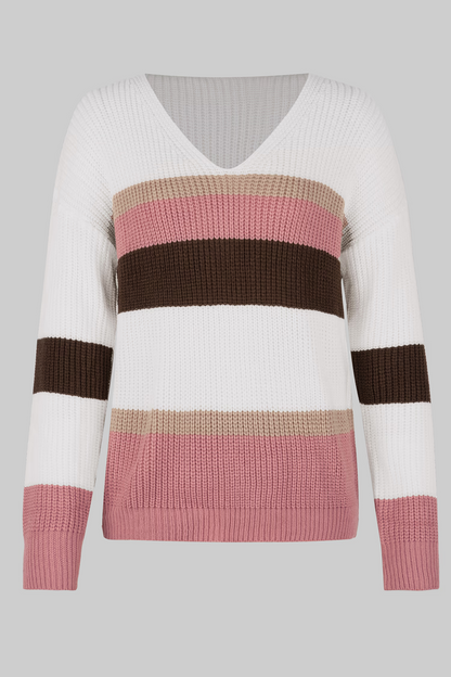 Cupshe Striped Drop Sleeve Rib Sweater (x3)