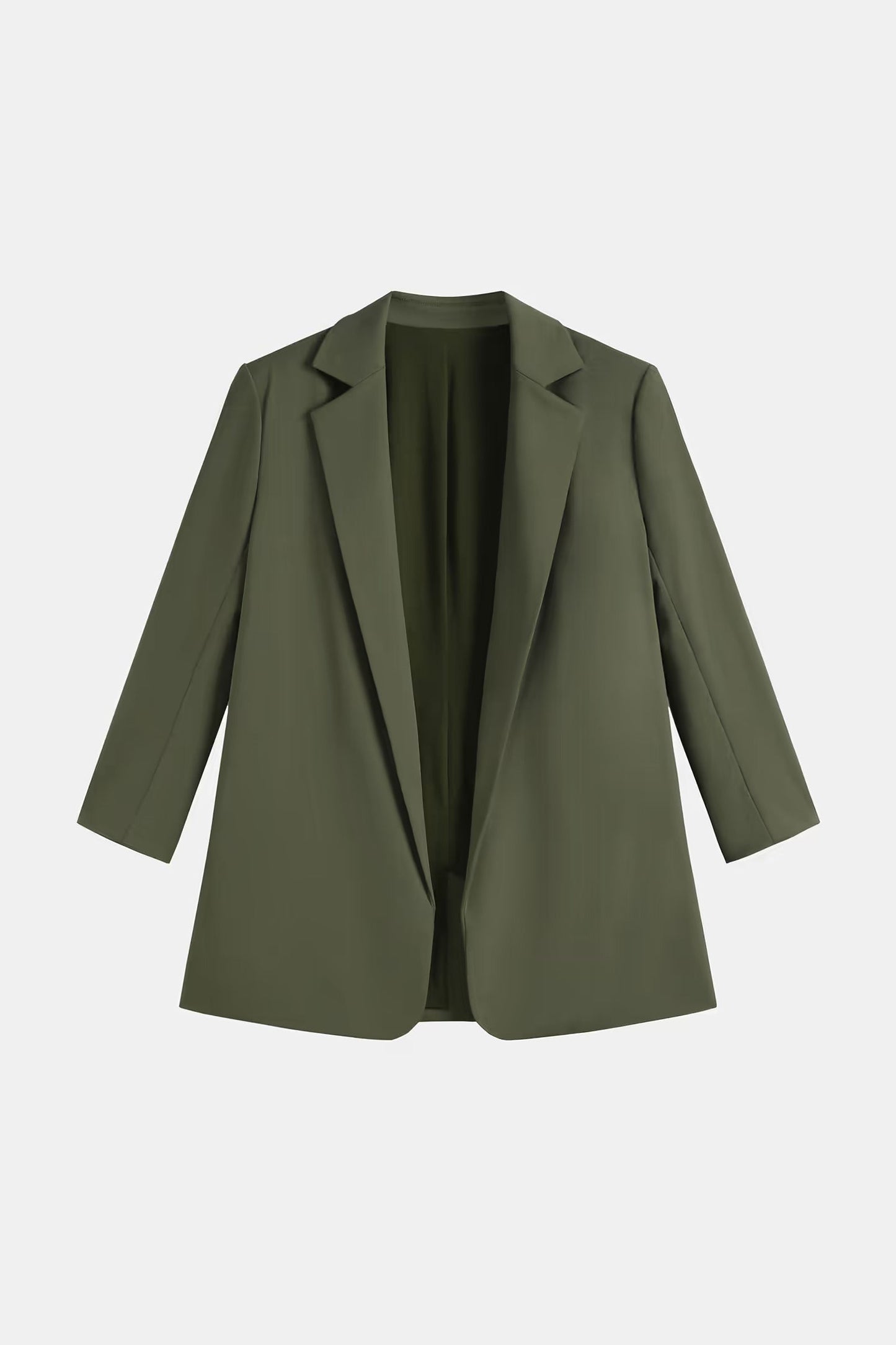 Cupshe x JoJo Olive Green Longline Blazer