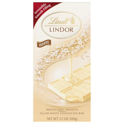 Lindt Chocolate White Chocolate LINDOR Truffle Bar (3.5 oz)